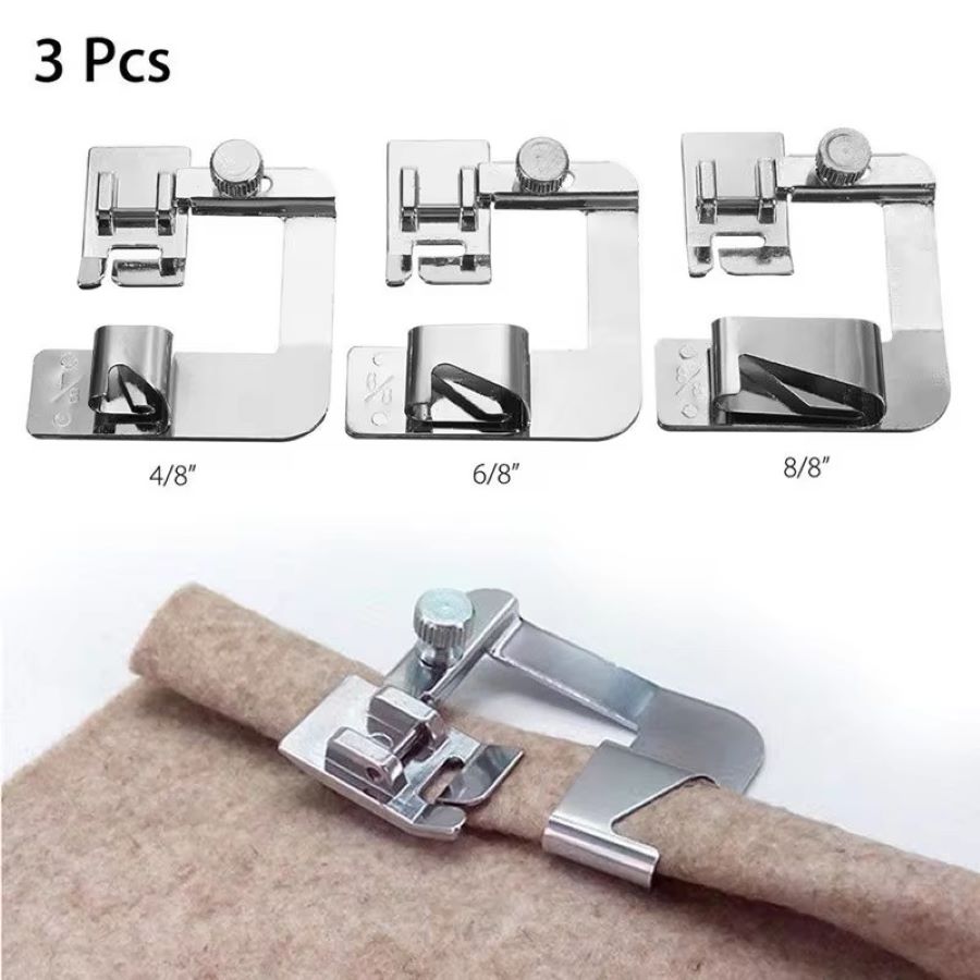 Textile Sewing Machine - 1PCS-3PCS 13/19/25mm Alat Penekan Kaki Mesin