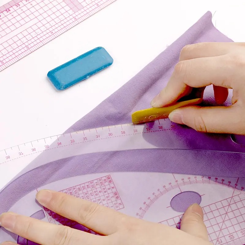 6 Buah Penggaris Kurva Peranci - Sewing Gauge Ruler ulasan dan harga