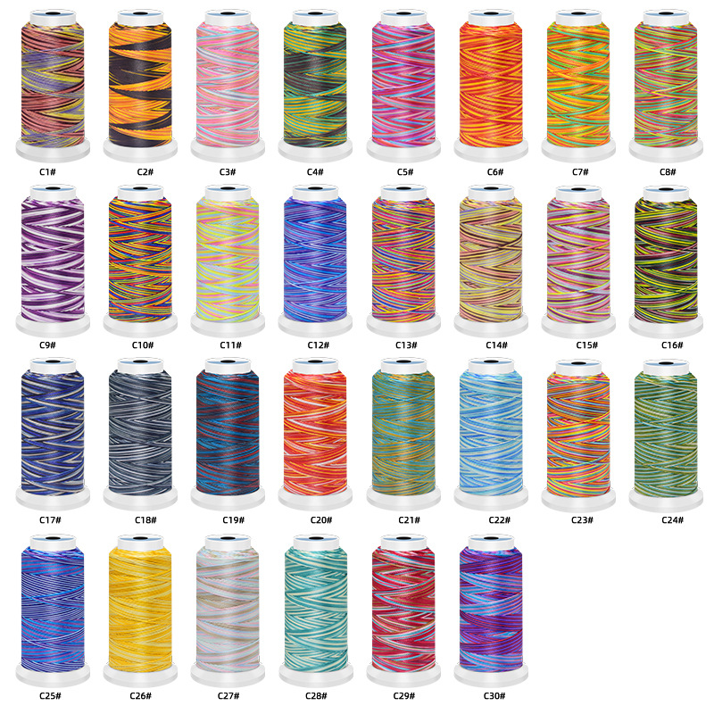 0.5/0.8/1Mm Poliester Warna Pe - Sewing Thread In Textile ulasan dan harga